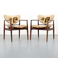 Pair of Finn Juhl Lounge Chairs - Sold for $5,000 on 01-29-2022 (Lot 221).jpg